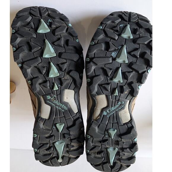 COLUMBIA Armitage Lane YL1098-033 Tan Gray Hiking Boots Waterproof Women's‎ 8.5 - Picture 10 of 13